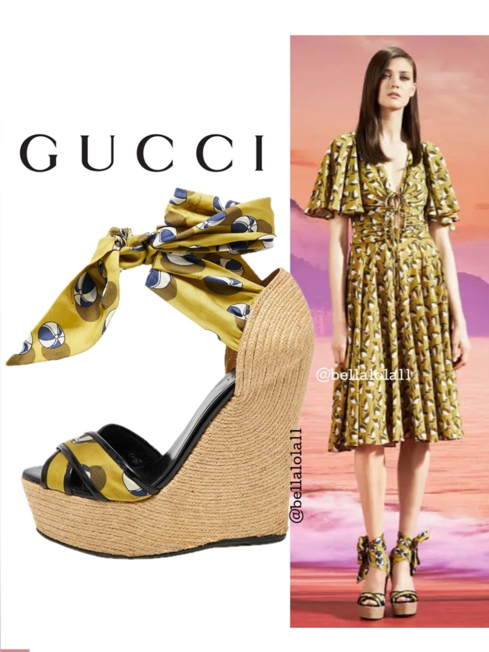 AUTHENTIC GUCCI RESORT COLLECTION WEDGES